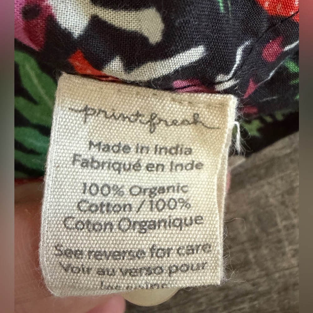 PRINTFRESH 4X Organic Cotton Shorts Pajama Set Mushroom & Leaf Print - Picture 4 of 16